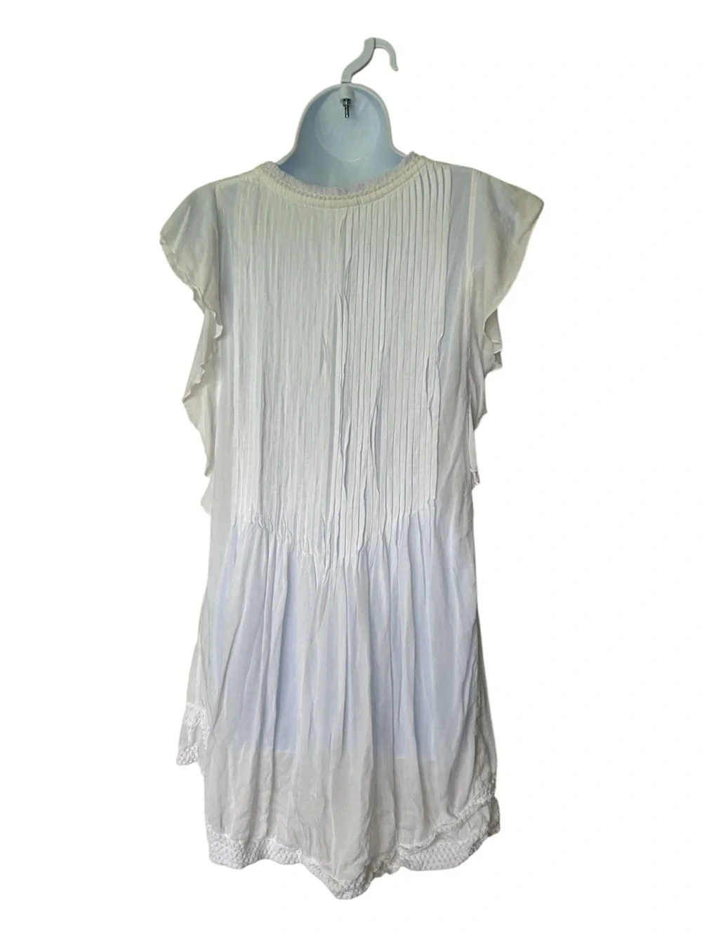 Poupette St Barth Sasha Mini Dress White $350. Excellent Resort Collection  XS